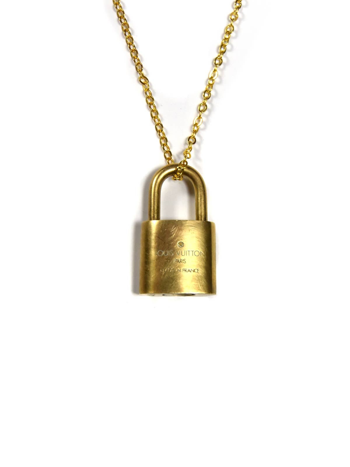 vuitton padlock pendant