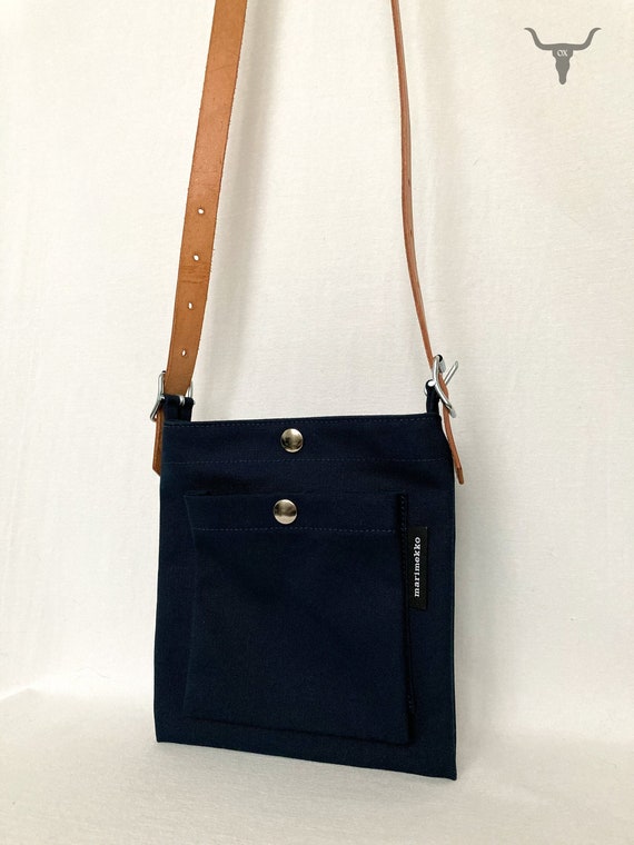 Marimekko Pasi Navy Blue Shoulder Bag