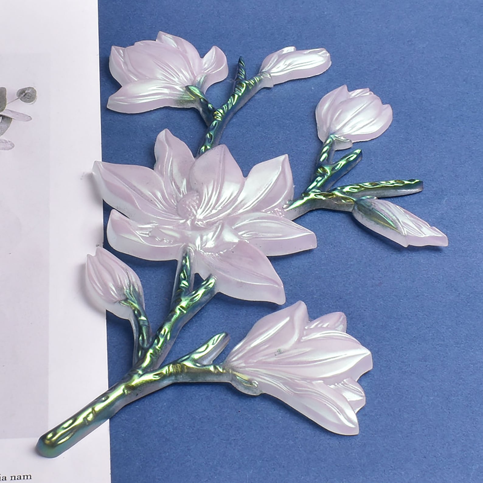 2 Flower Resin Silicone MoldFlower Casting Molds DIY Epoxy Etsy