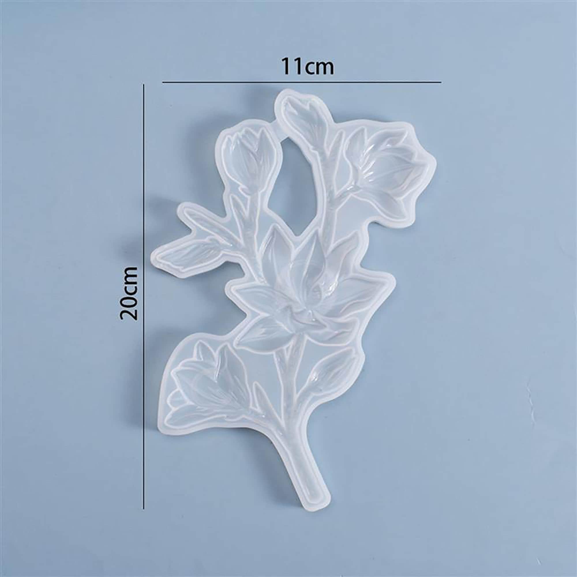 2 Flower Resin Silicone MoldFlower Casting Molds DIY Epoxy Etsy