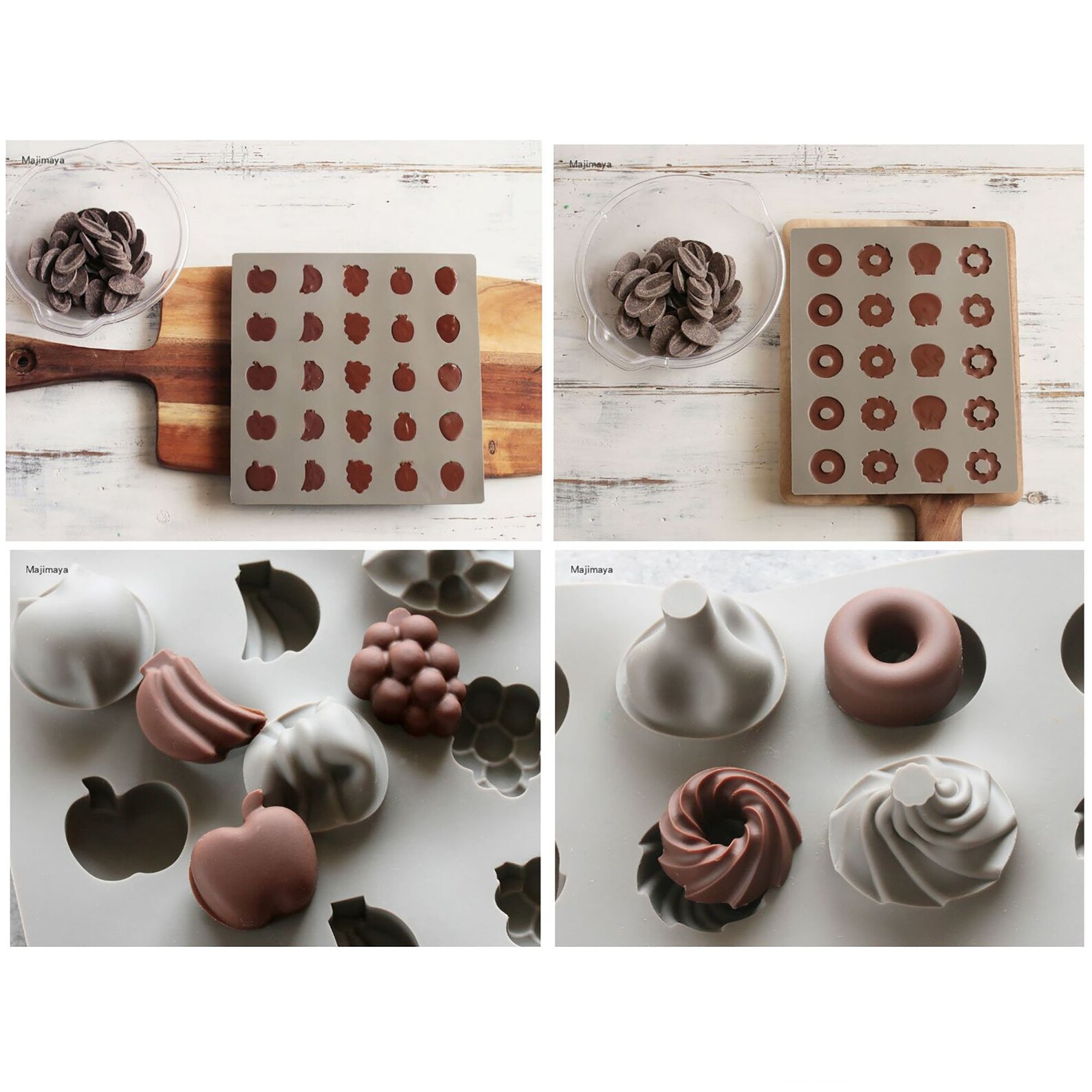 25 Mini French Fudge Hard Candy Mold with Fruit Etsy