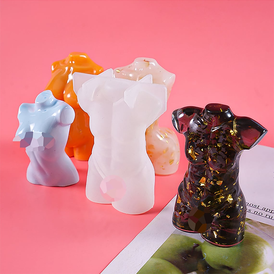 Female Human Body Candle Silicone Mold 3D Female Body Mold Etsy