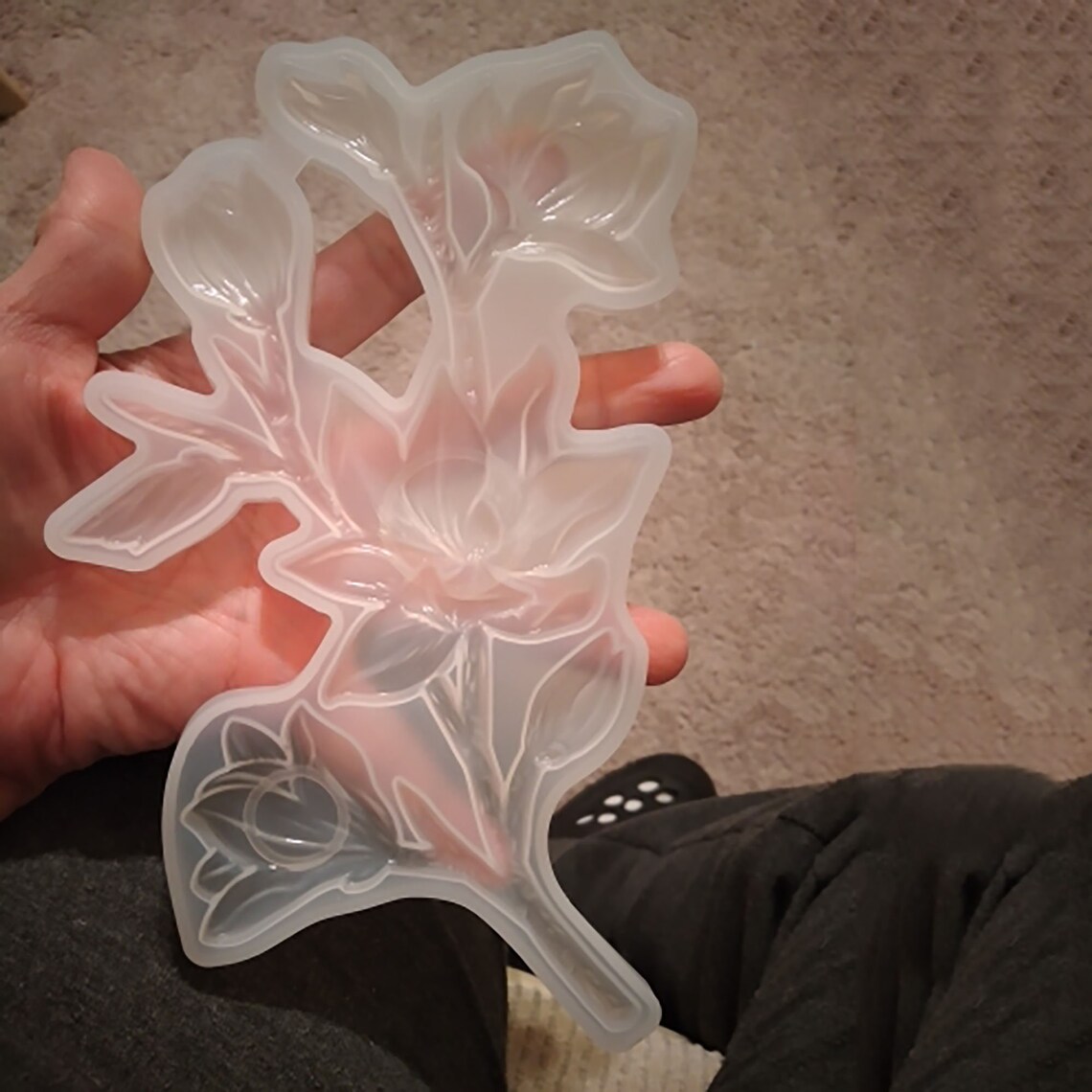 2 Flower Resin Silicone MoldFlower Casting Molds DIY Epoxy Etsy