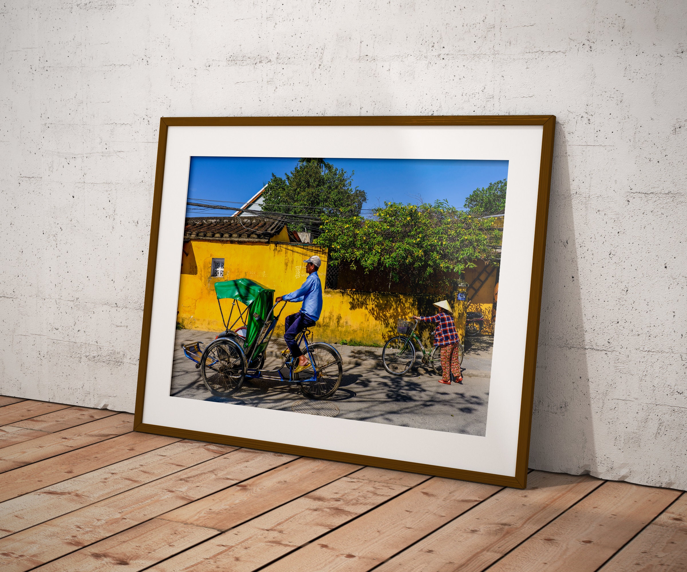 Hanoi Street Vietnam Wall Art Print Bangkok Wall Poster Etsy