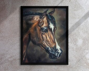 Arabian – Elegant Arabian Horse Portrait | Luxury Equestrian Canvas Print