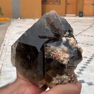 Golden Rutile & Aegirine Included Quartz Crystal