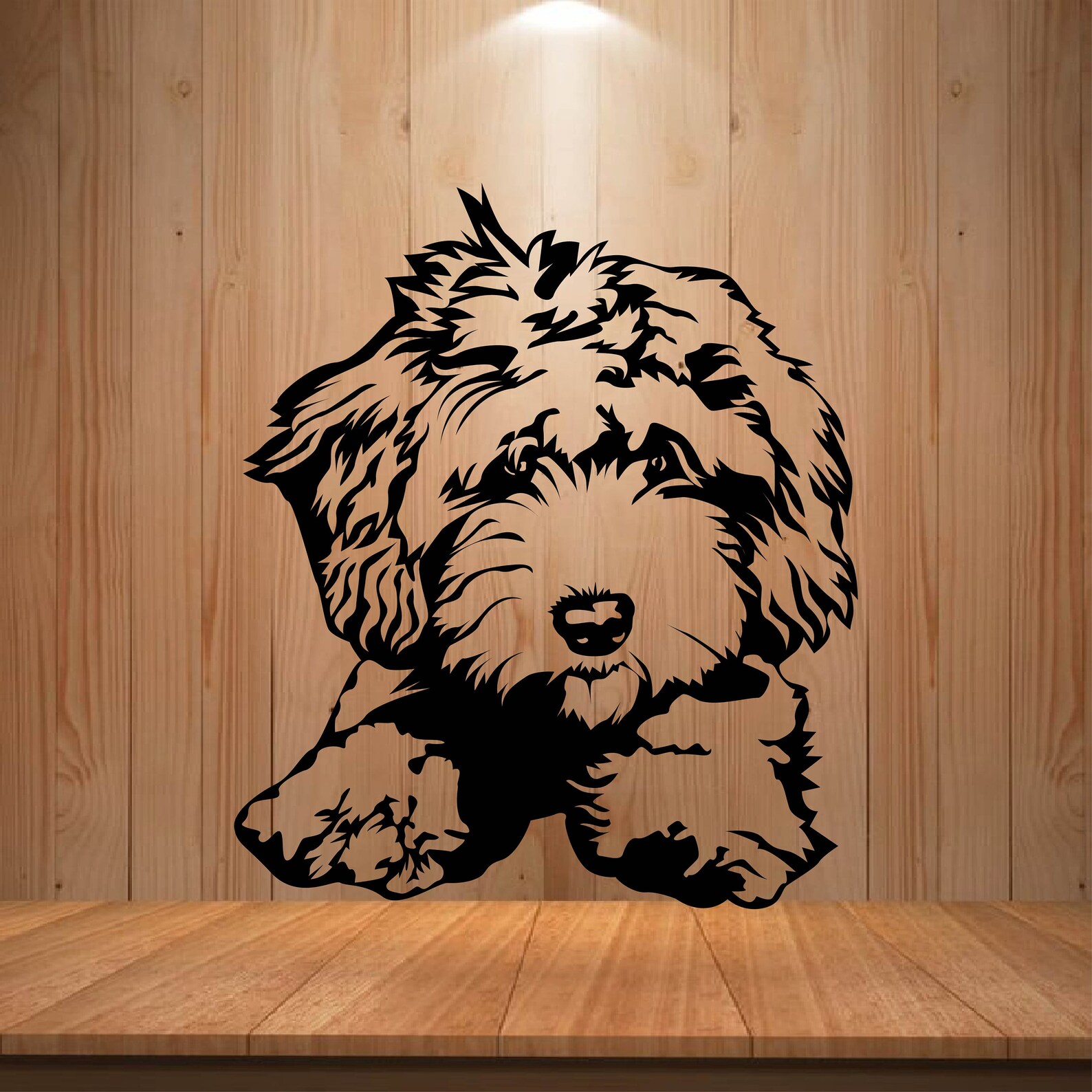 Download Labradoodle SVG Silhouettes dxf SVG for Cricut dog clipart ...