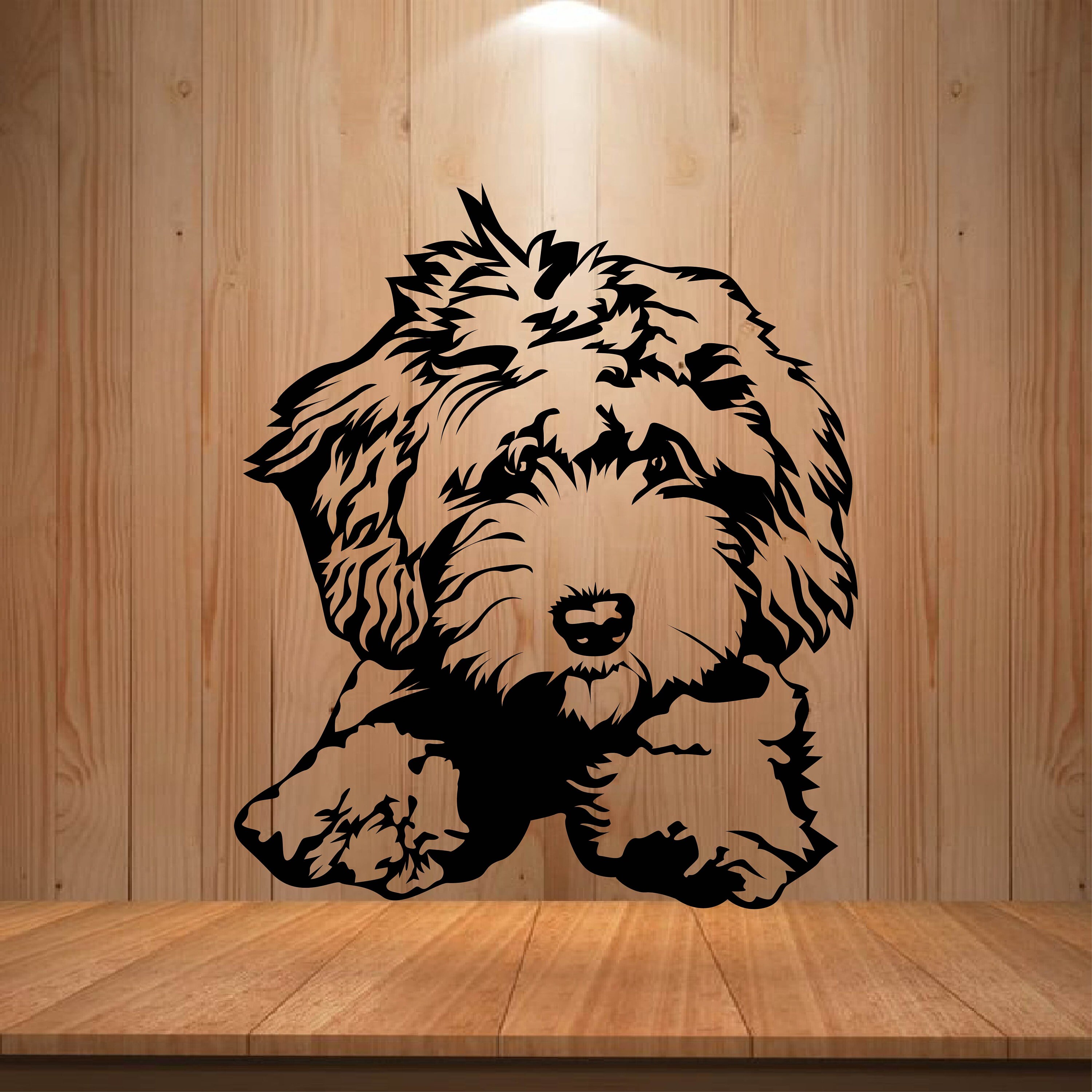 Download Labradoodle SVG Silhouettes dxf SVG for Cricut dog clipart ...