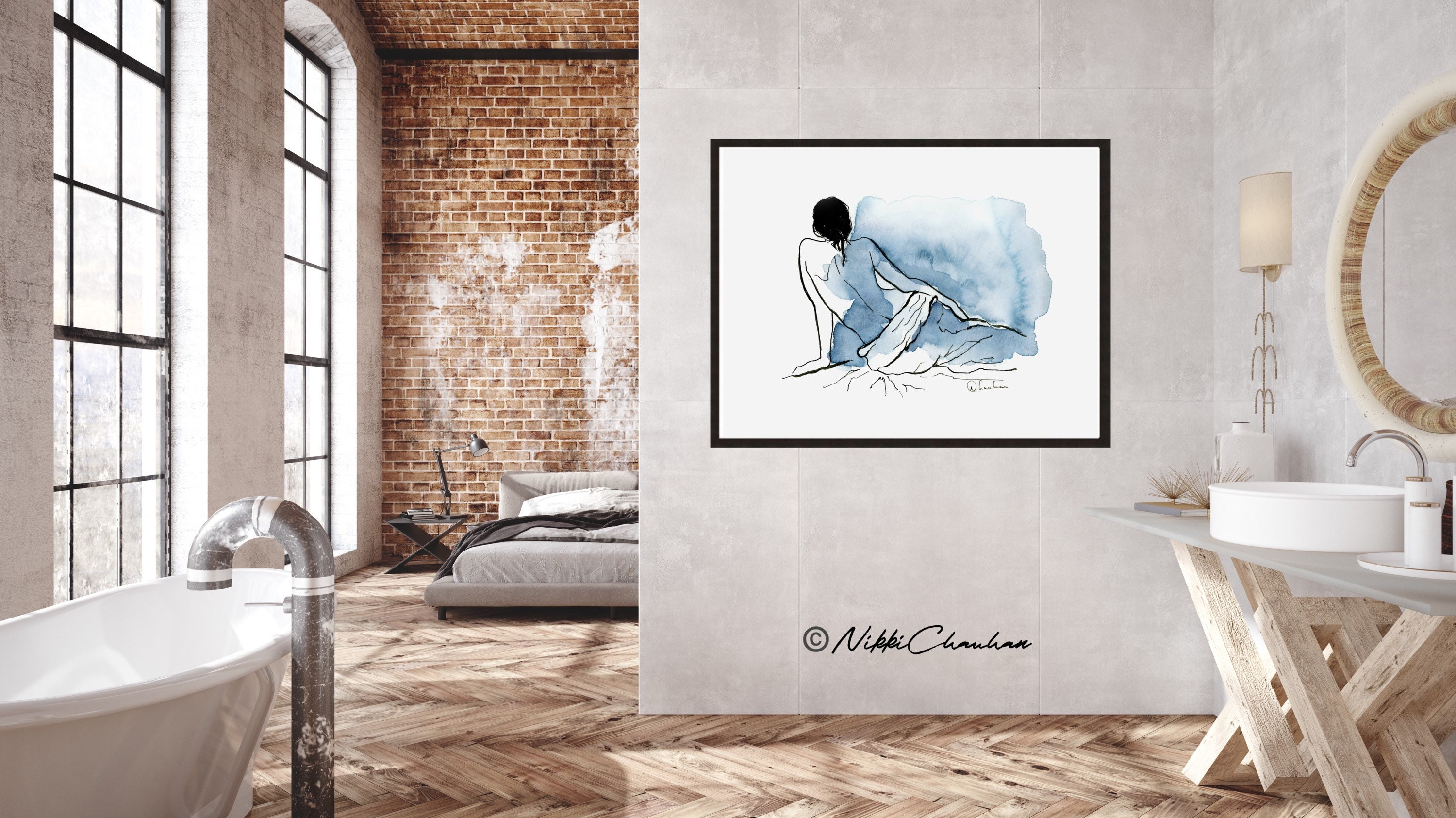 Female Nudity Bathroom Art Nude Woman Painting Female Body Art Nude Female Nudity Bathroom Art Nude Woman Painting Female Body Art Nude