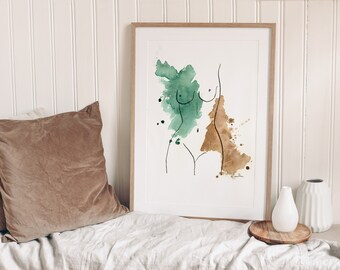 Nude Woman Body Painting - Etsy