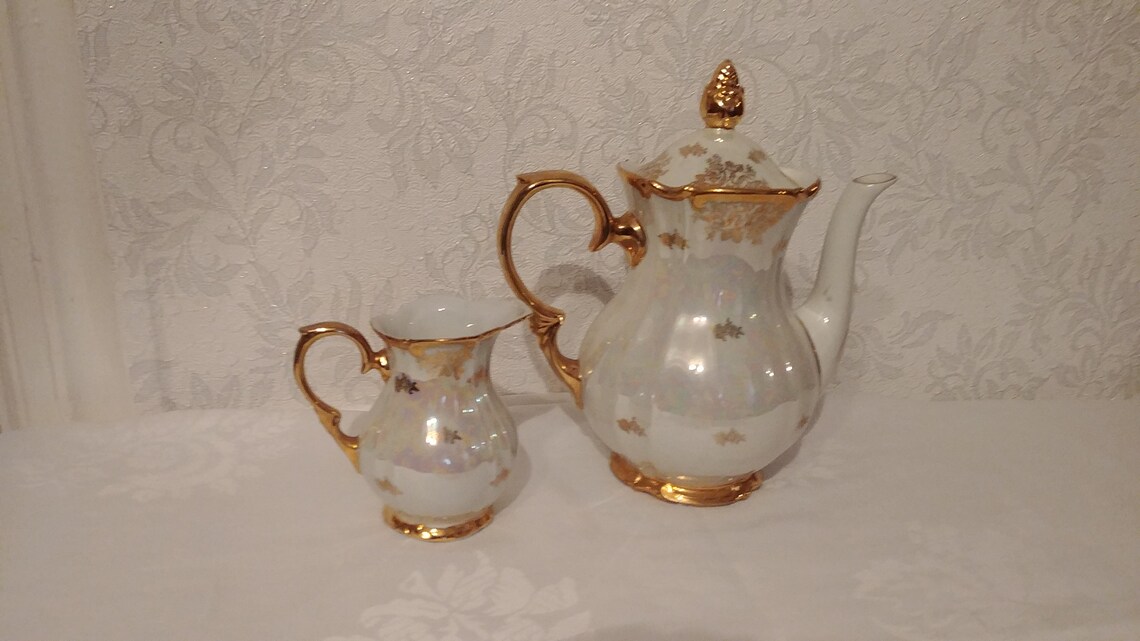 Vintage tea set made in Germany 1965 Etsy