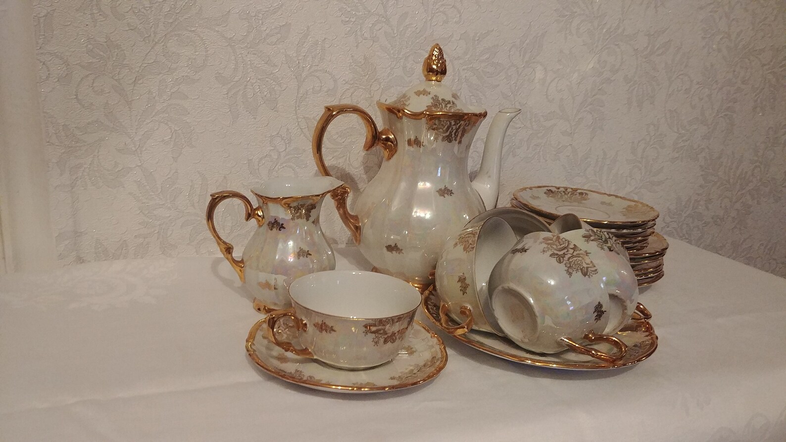 Vintage tea set made in Germany 1965 Etsy