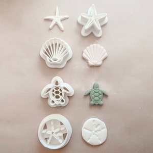 Polymer Clay Cutters | Beach Clay Cutters, Shell Clay Cutters