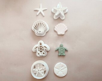 Polymer Clay Cutters | Beach Clay Cutters, Shell Clay Cutters