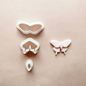 Polymer Clay Cutters - 3 Piece Butterfly Clay Cutter Set