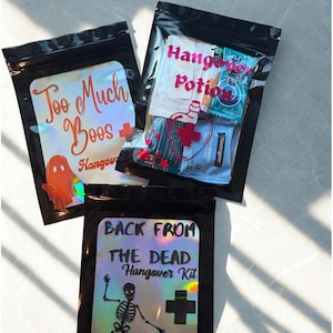 Halloween Party Hangover Kit