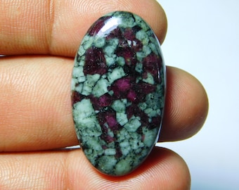 Amazing Natural Eudialyte loose Stone Top Quality Eudialyte Cabochon Gemstone Very Smooth Eudialyte Stone for jewelry 36 Cts.R-8898