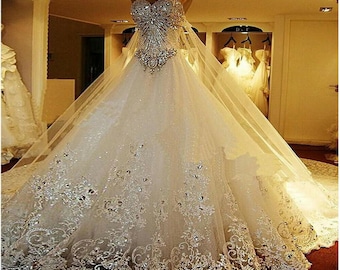 wedding dresses with bling and lace