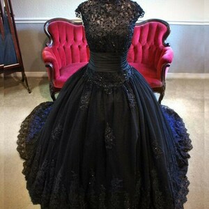 Gorgeous Gothic Wedding Dress Black Gothic Wedding Dresses - Etsy