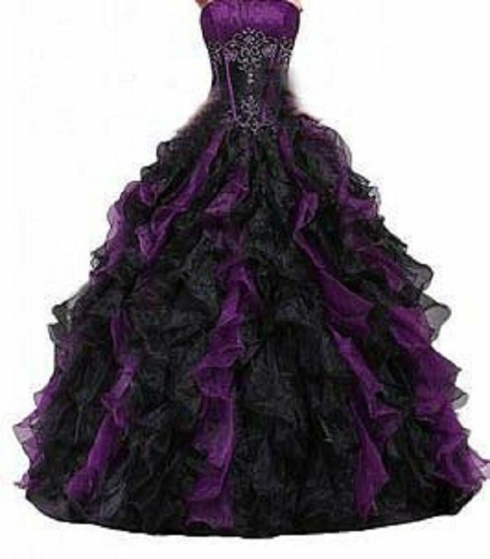 Purple Gothic Dress - Etsy