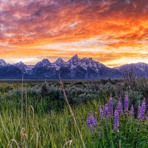 The Grand Tetons Original Fotografien | Grand Teton Nationalpark | Valentinstag Geschenk Prints | Bergstraße | Landschaftsfotografie