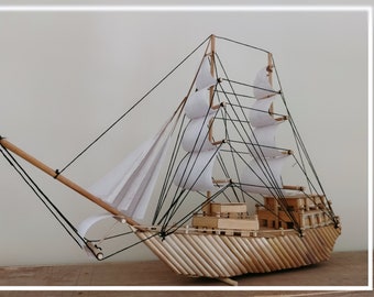 Popsicle Stick Ship