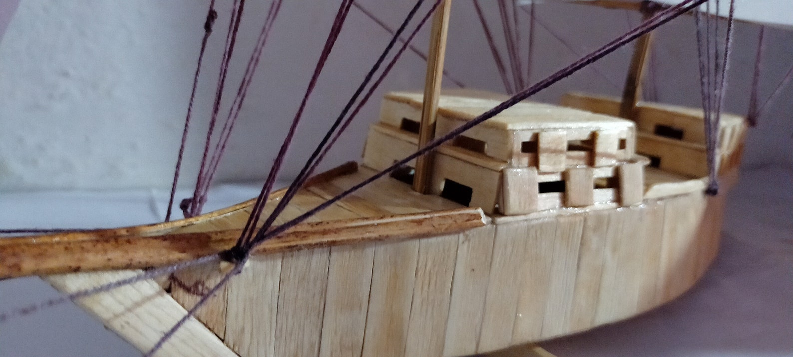 Popsicle Stick Ship Etsy