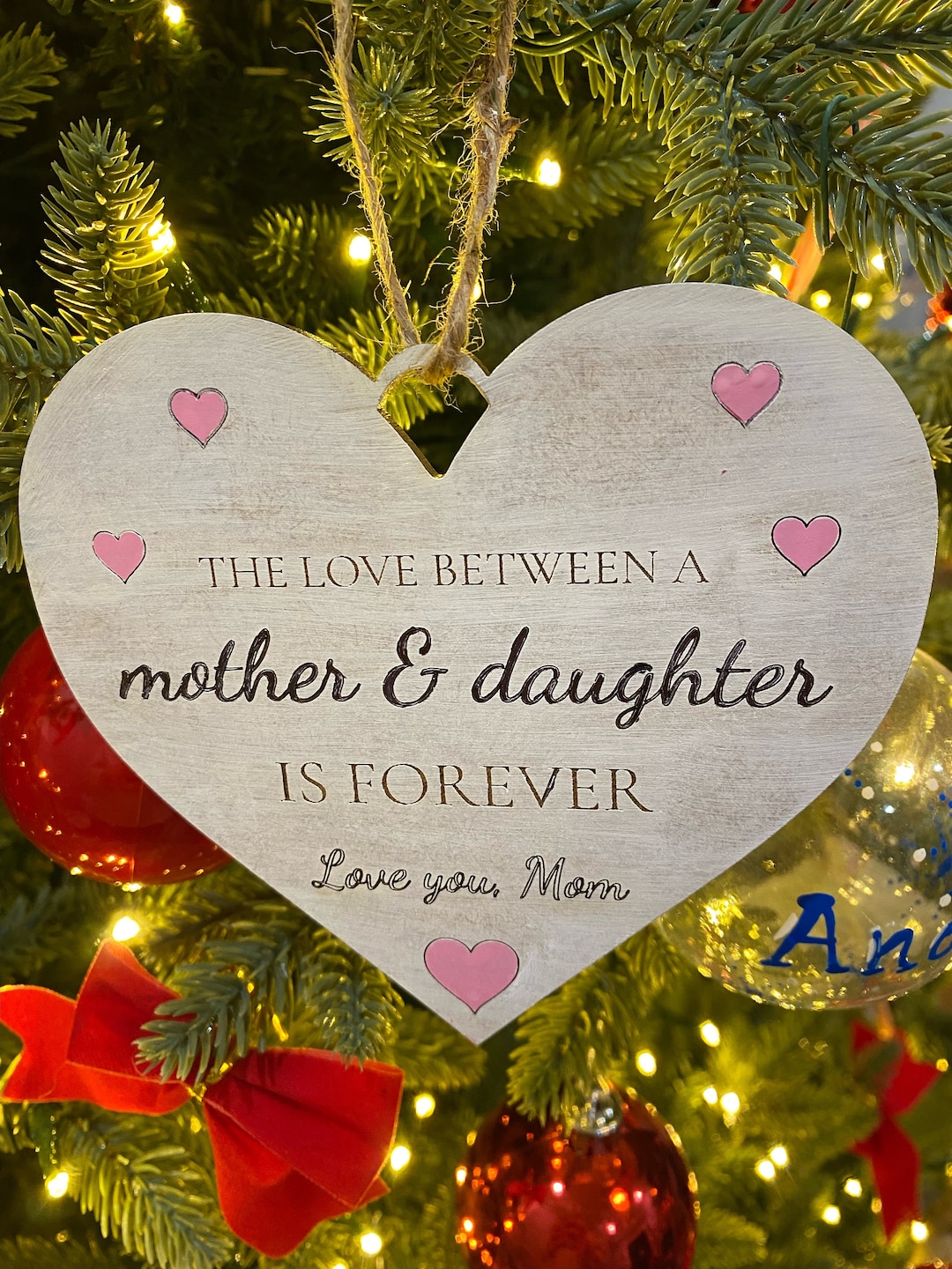 Mother and Daughter Ornament - Etsy