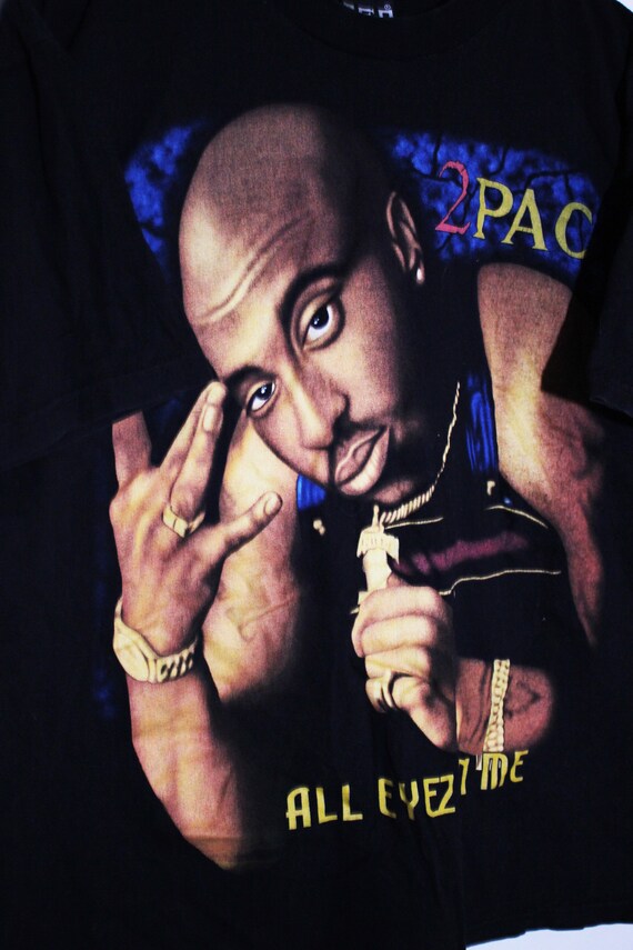 Vintage 2PAC All Eyez on Me Big Face T Shirt Tupac Shakur Vintage 2PAC All Eyez on Me Big Face T Shirt Tupac Shakur