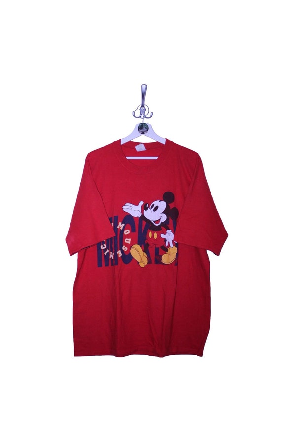 Vintage Disney Mickey Mouse T shirt 90s retro good condition - Main Image