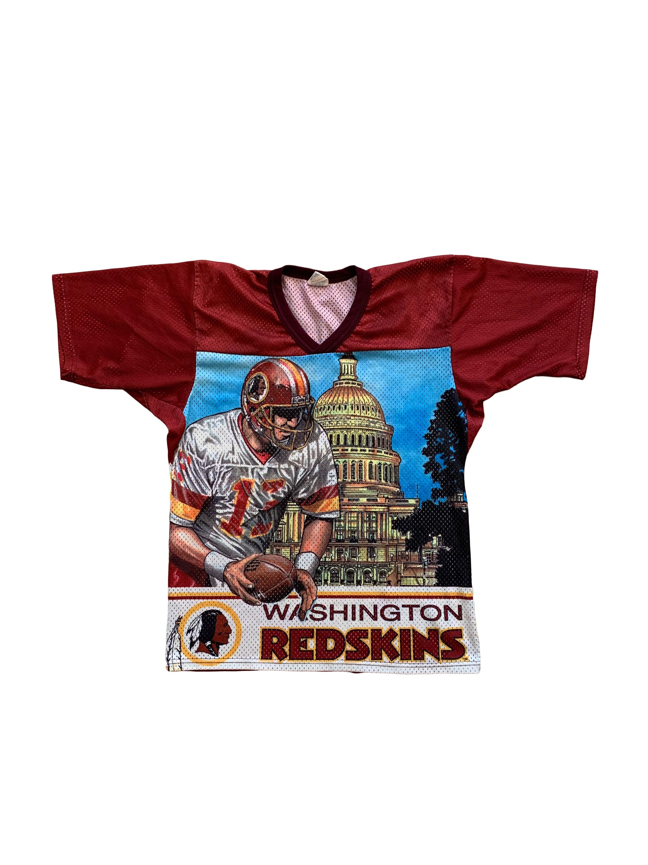 Washington Redskins NFL Retro tecmo bowl jersey shirt