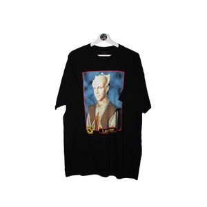 Vintage 90er Fashion Victim Babylon 5 Lennier T Shirt Sci Fi Space TV Serie Schwarz T-Shirt XL