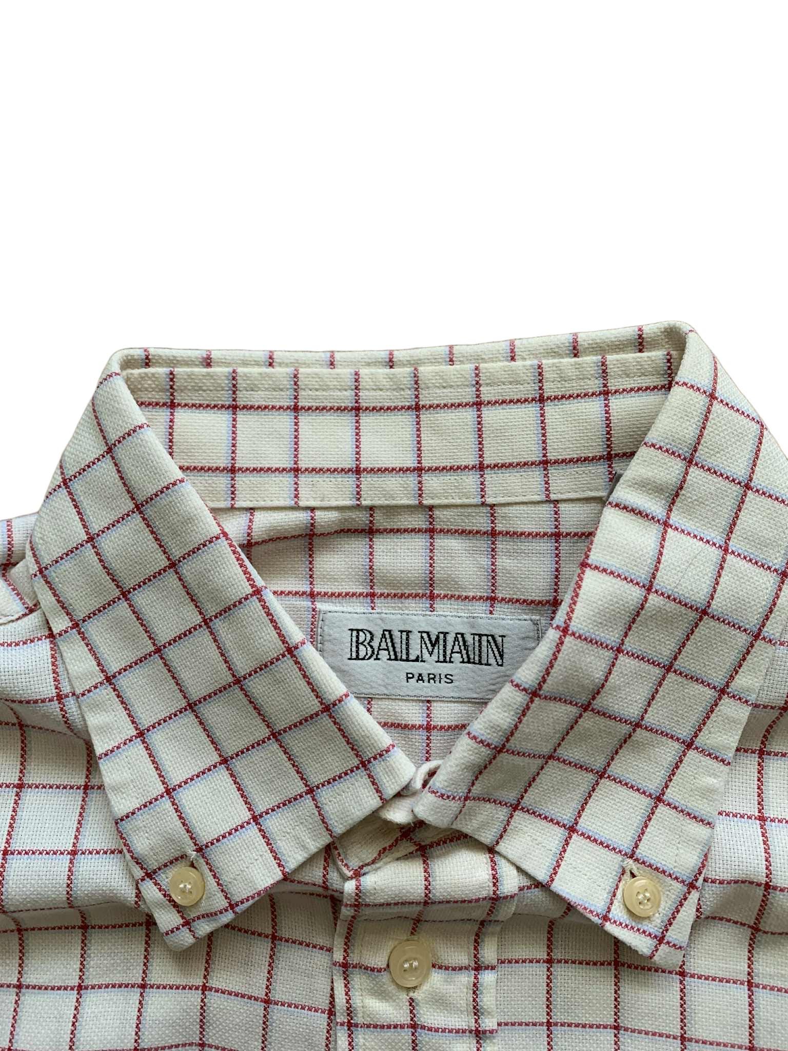 Pierre Balmain Vintage Shirt Button up 90s Luxury High End Mens XL 