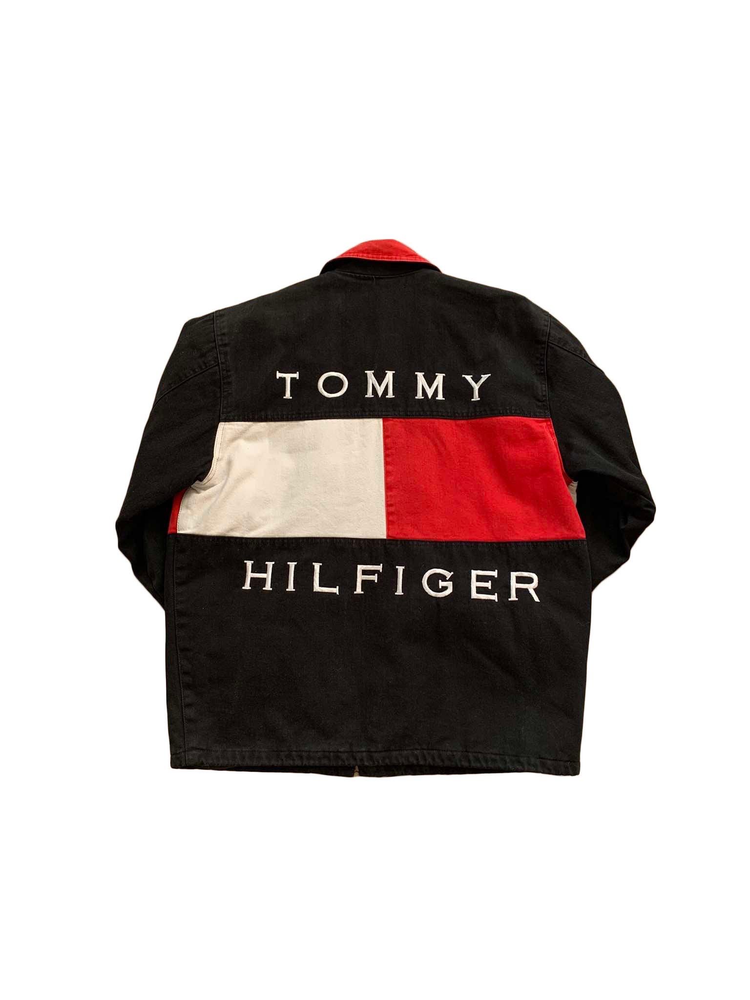 Jeans 90s Tommy Jeans Overhead Jacket Vintage Tommy Hilfiger Denim 