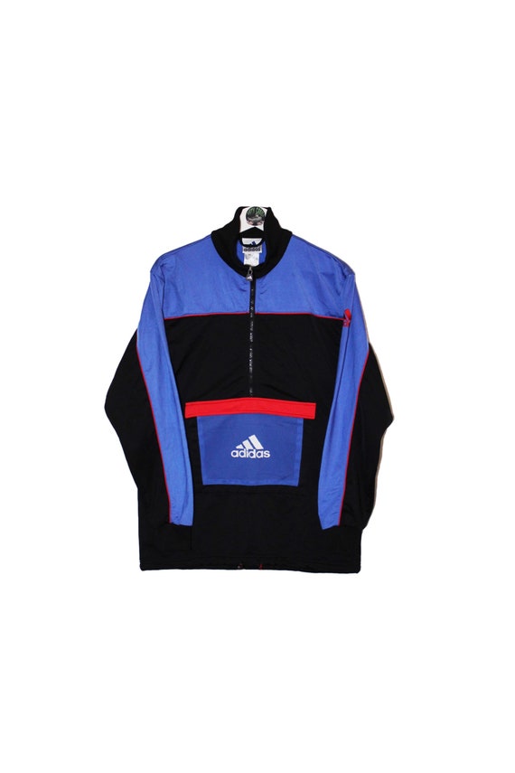 Vintage Adidas Anorak Top Track Jacket 90s Windbreaker Trefoil - Etsy Vintage Adidas Anorak Top Track Jacket 90s Windbreaker Trefoil - Etsy