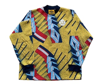 Vintage Umbro 1994 England Goalkeeper GK Football Shirt Adults XXL Football Shirt 1994 - 1995 -  Men Pullover Jumper Vintage Soccer Yellow