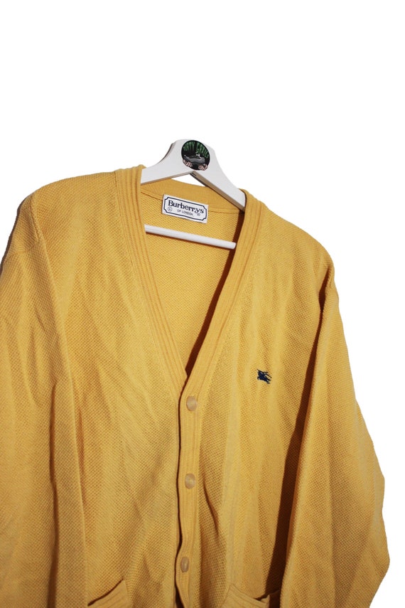 パーティを彩るご馳走や Burberrys Vintage Cardigan Merino Knitwear Jumper Sweater トップス