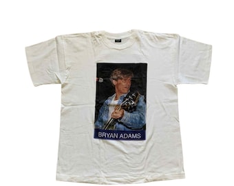 Bryan Adams 1994 コンサートTシャツ Lサイズ Vintage Bryan Adams 1994 Tour T-shirt Medium Black Rock