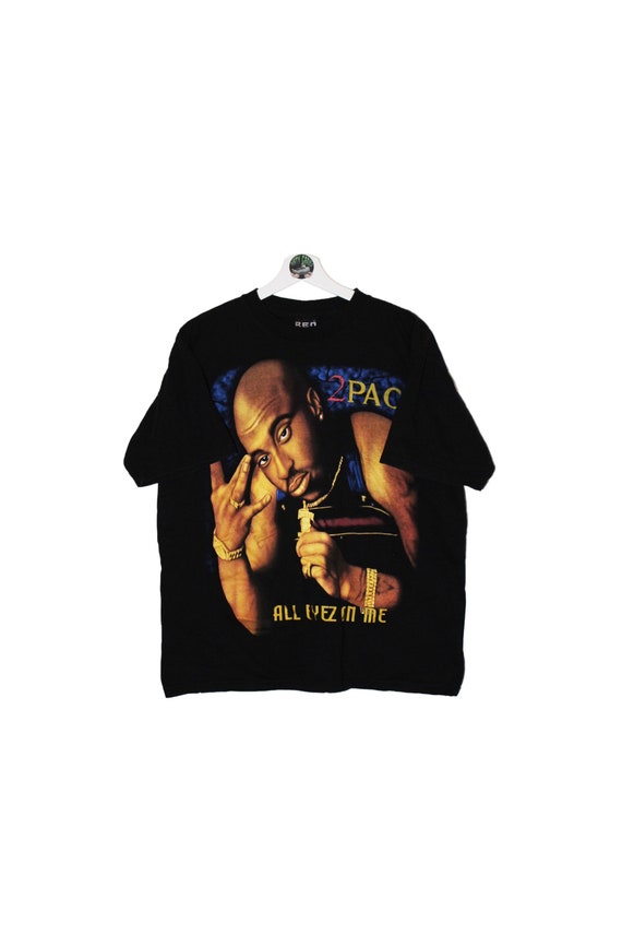 Vintage 2PAC All eyez on me Big Face t shirt Tupac Shakur Rap ...