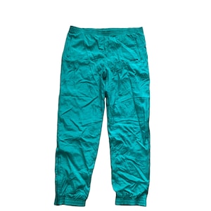 Vintage Adidas Trefoil Green Mint Cuffed Sweatpants Joggers Windbreaker Retro  Track Pants Football Soccer 90s