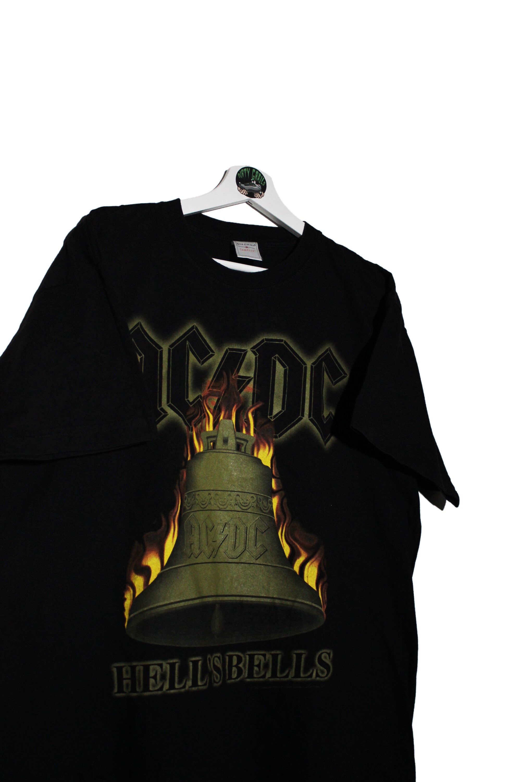 AC/DC HELL'S BELLS Tシャツ ブラック Ssize レア！ ACDC Vintage T-shirt Rock And Roll HELLS BELLS AC/DC Tshirt