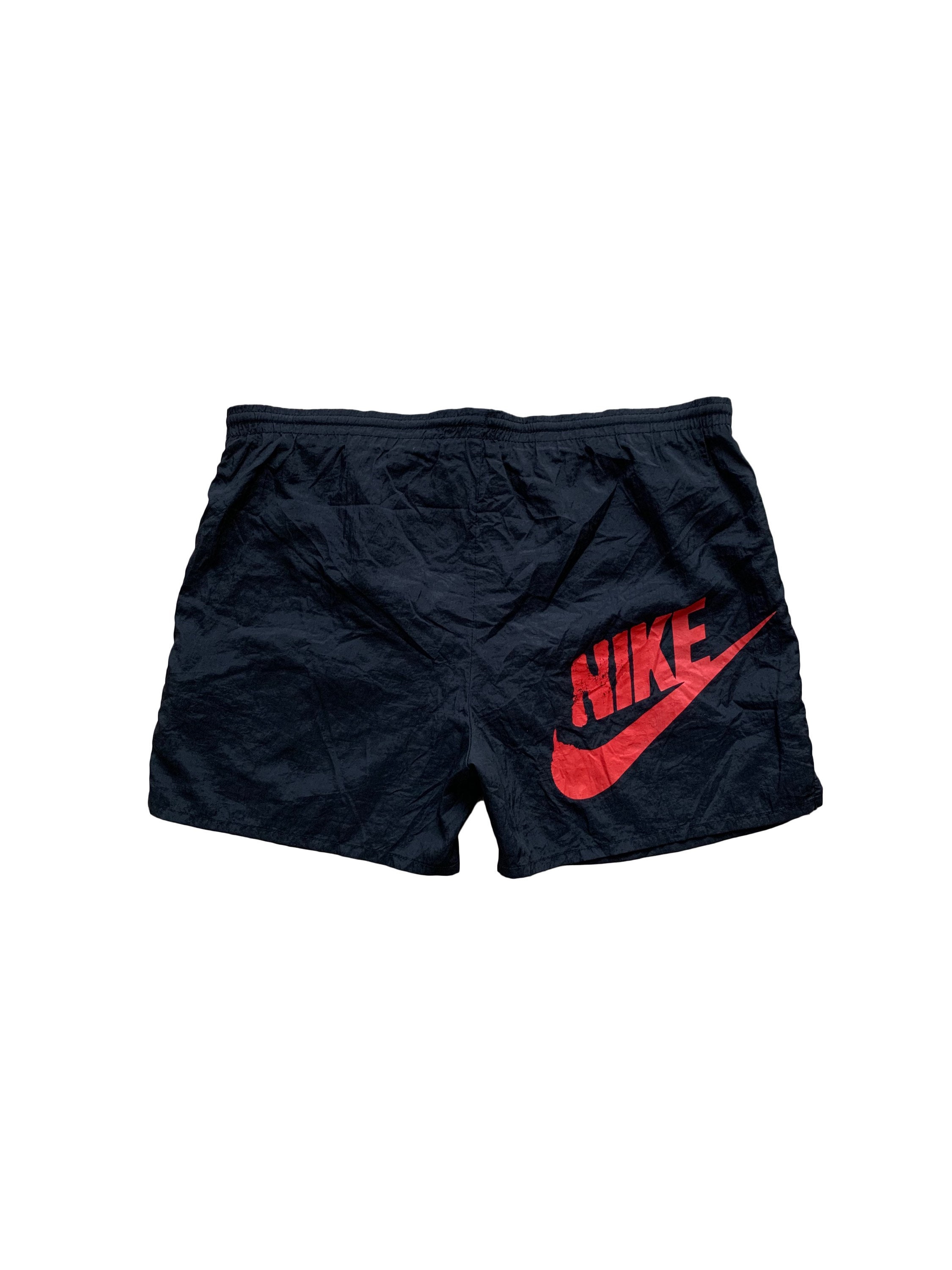 nike big logo shorts