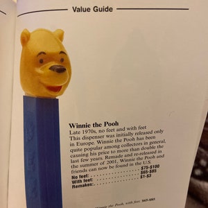 Winnie the Pooh and friends Pez Dispensers