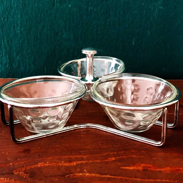 Bauhaus Ménage silver-plated for antipasti, snacks, olives etc. Maestri Italy, Art Deco, 1930s, industrial design, interior home design