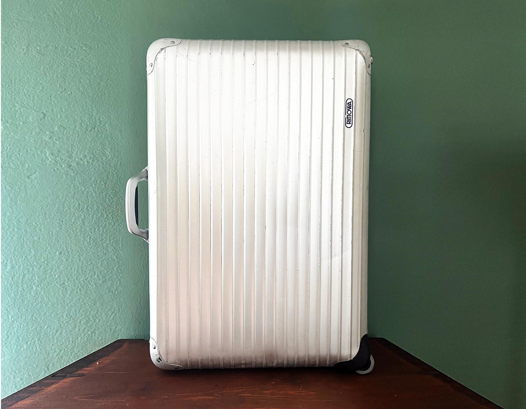 RIMOWA Silver Integral, Aluminium Reise Koffer, Vintage, 2 Rollen 