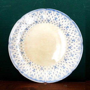 ANTIQUE cake plate by Petrus Regout & Co, Maastricht, BELA decor, Made in Holland, ca. 1890, antique porcelain, vintage, collectible