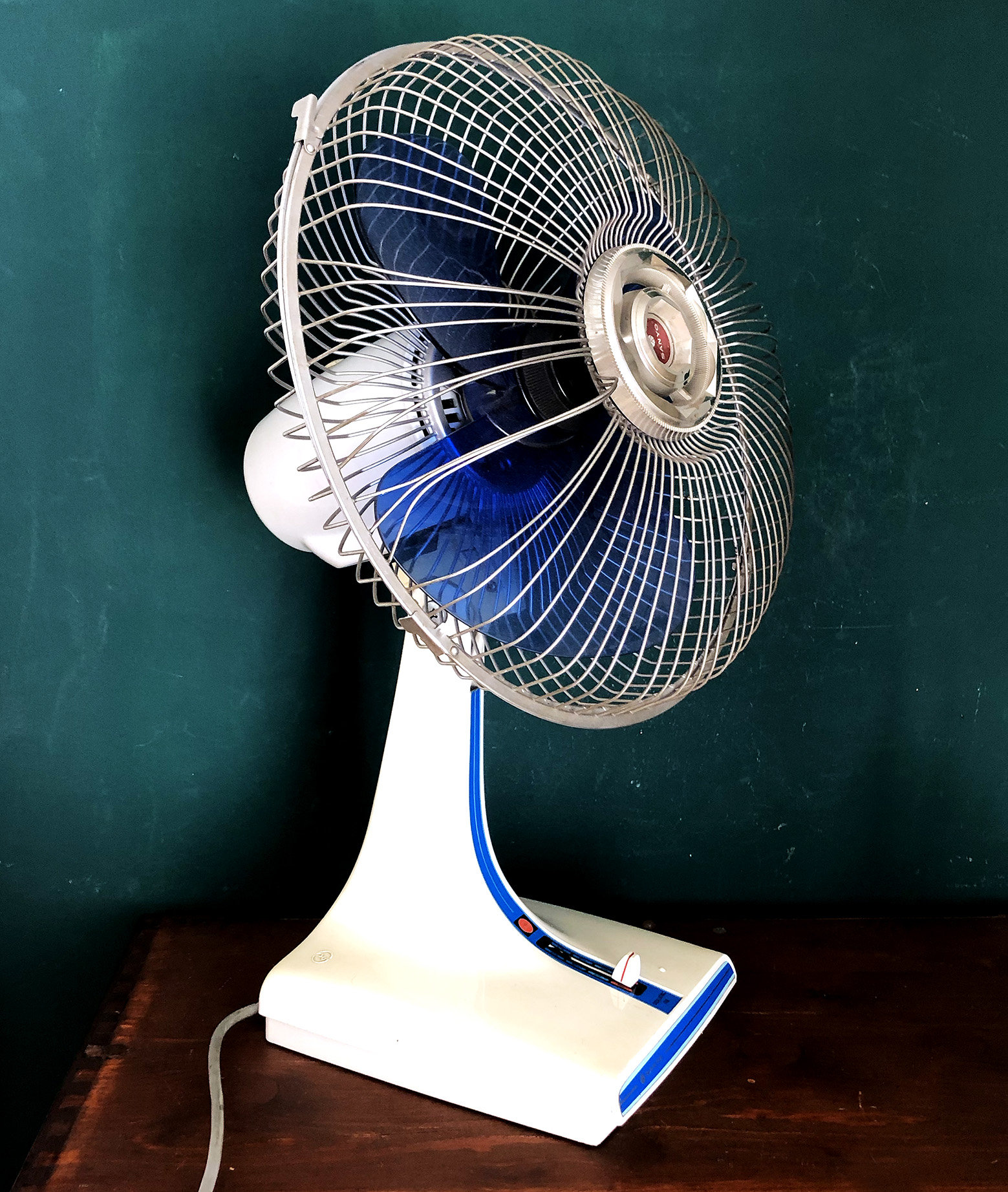 Large Fan, Wind Fan Space Age by SANYO, 3-stage, 1960/70s, Vintage