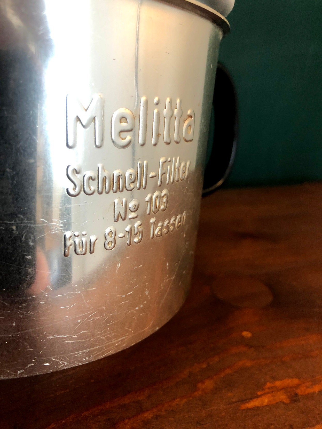 MELITTA Coffee Filter/quick Filter 4-hole # Vintage