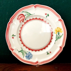VILLEROY EN BOCH broodbord &quot;Jardin dAlsace Fleur&quot; #kleiner bord #Landhausstil #Vintage #Blumendekor #Klasssiker #florales decor #O 17 cm
