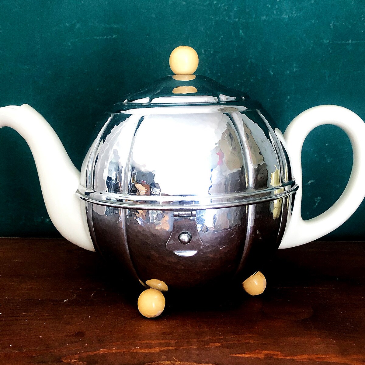 Art Deco Ball Teapot B.M.F., N. Bauscher Weiden, German Reich Patent Silver-plated Thermal Cover, 1930s Bauhaus, Vintage Felt Insulation - Etsy